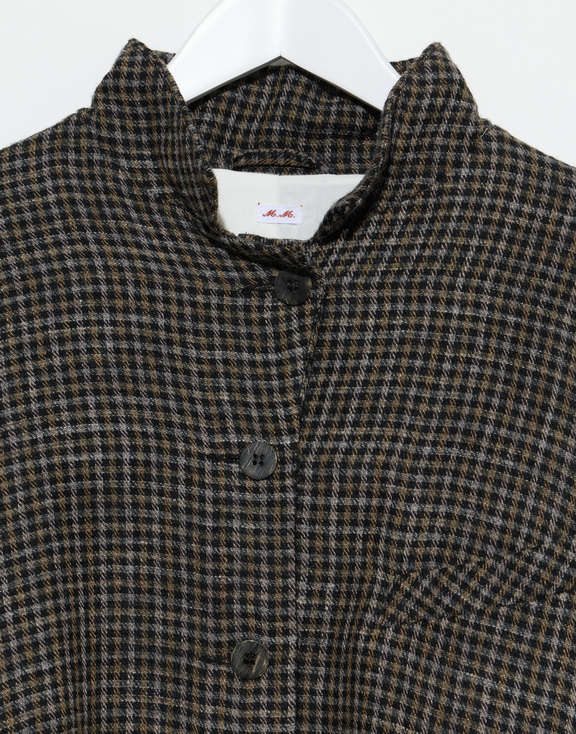 Dark Shepherd’s Plaid Wool Dominique Blazer