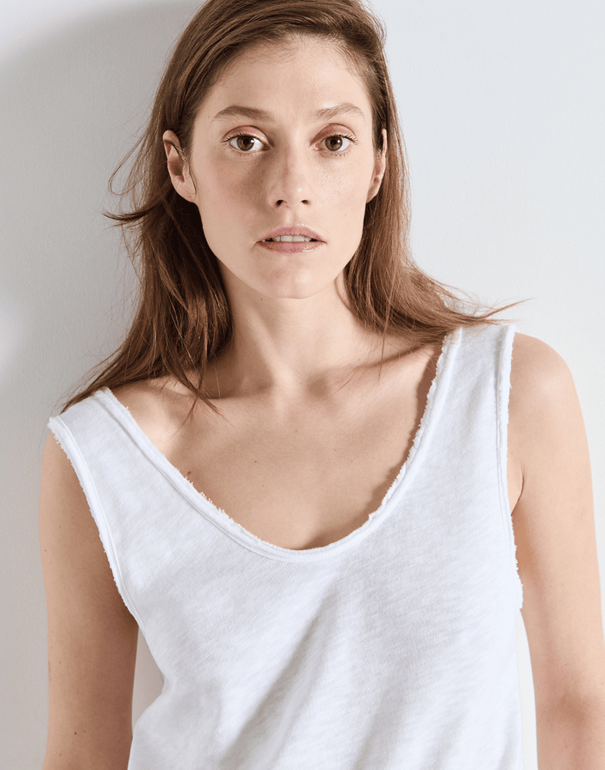 White Cotton Sonoma Tank Top