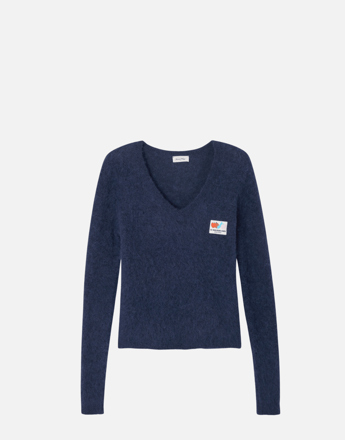 Navy Alpaca Blend Nenybay Pullover