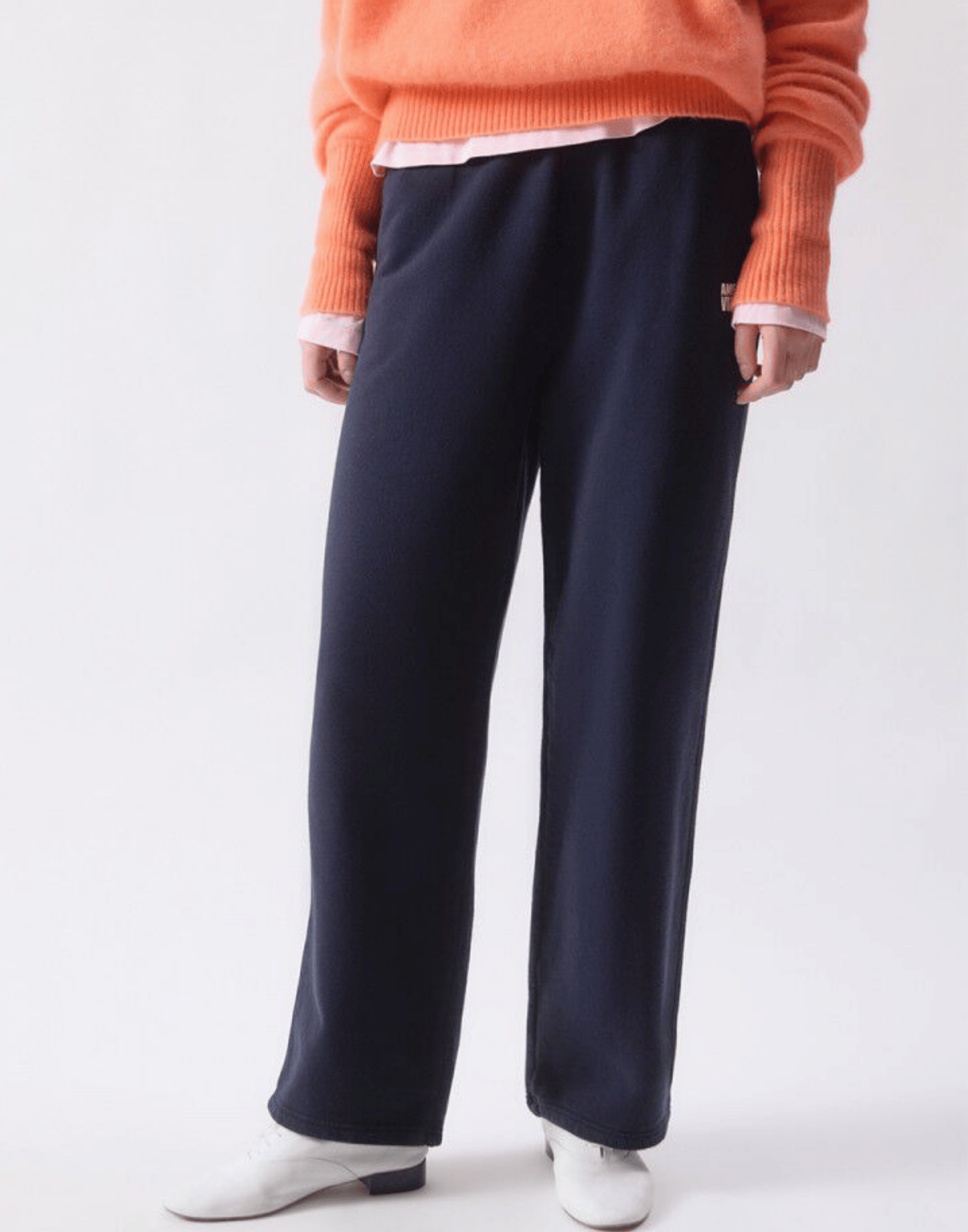 Vintage Navy Cotton Plizzy Track Pants