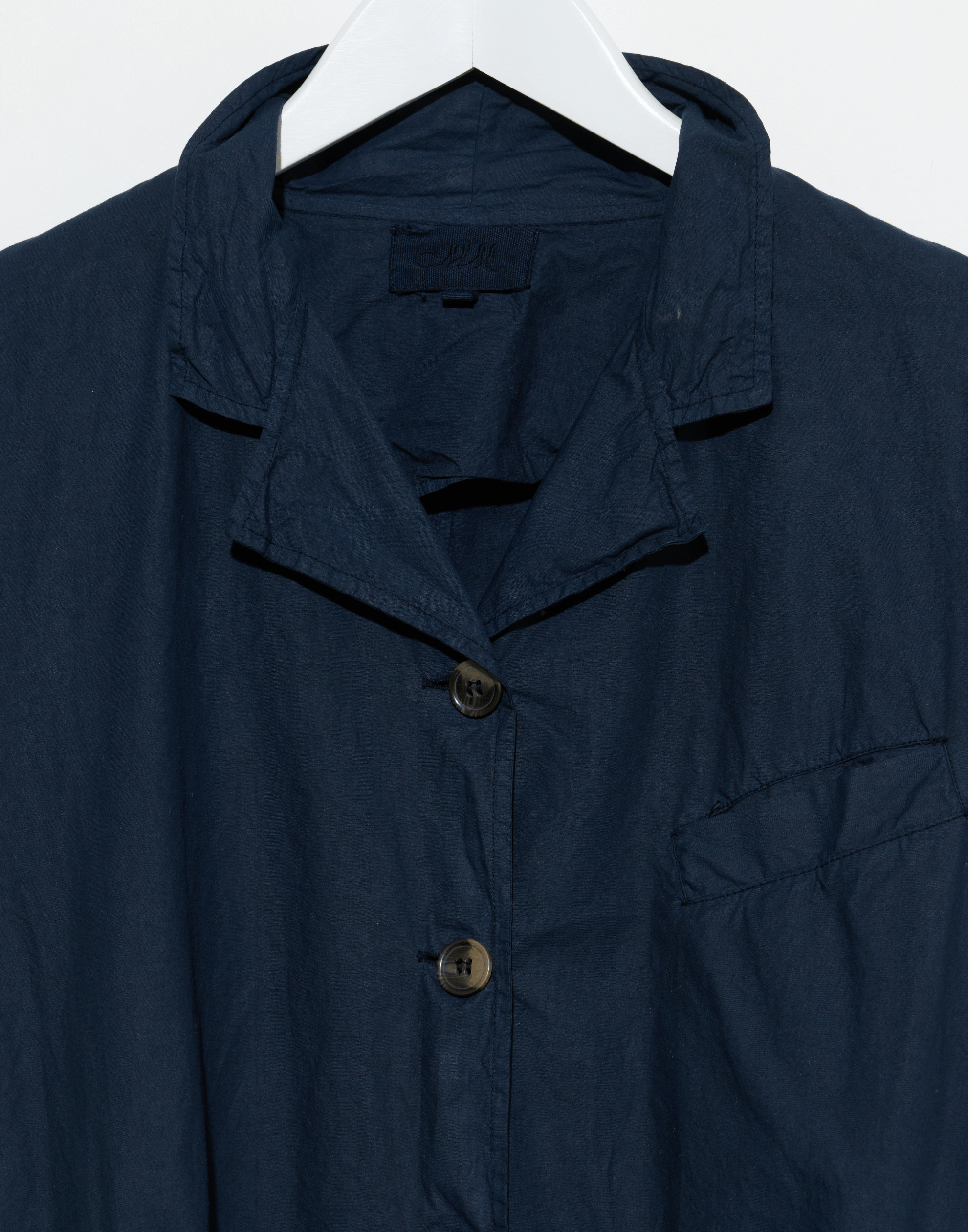 Navy Cotton Dominique Blazer