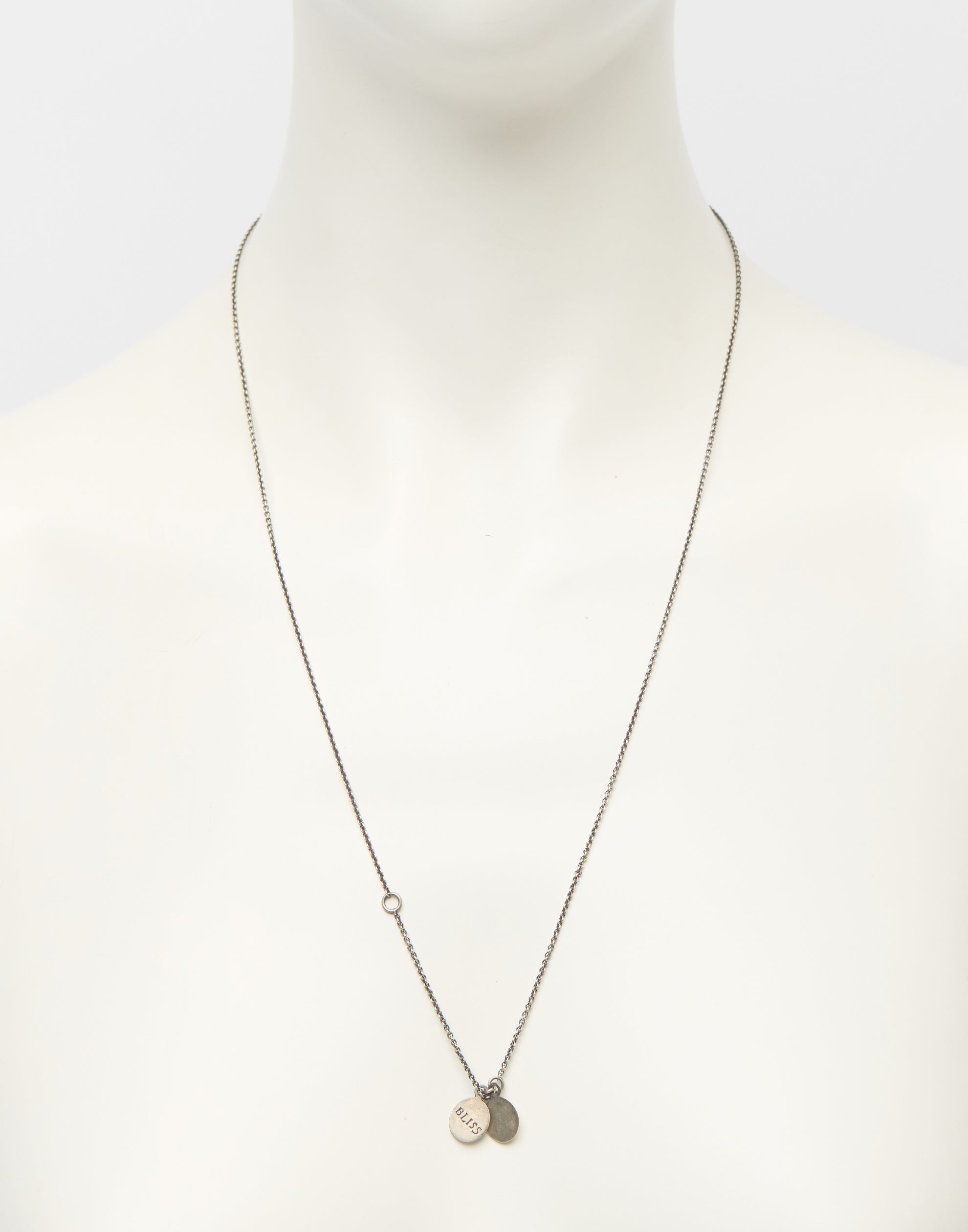 Silver Mini Medallion Necklace