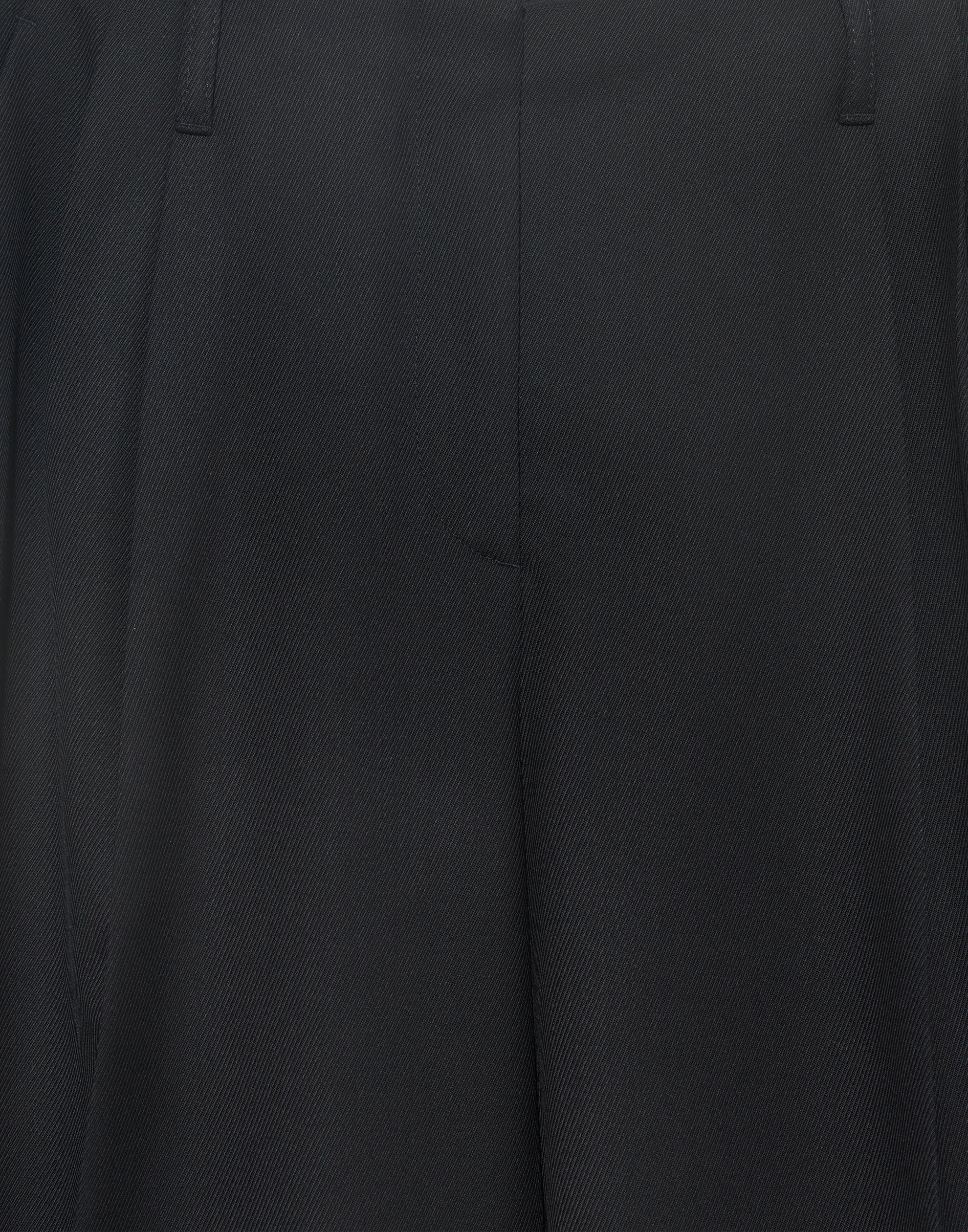 Black Cotton Blend Pachini Trousers