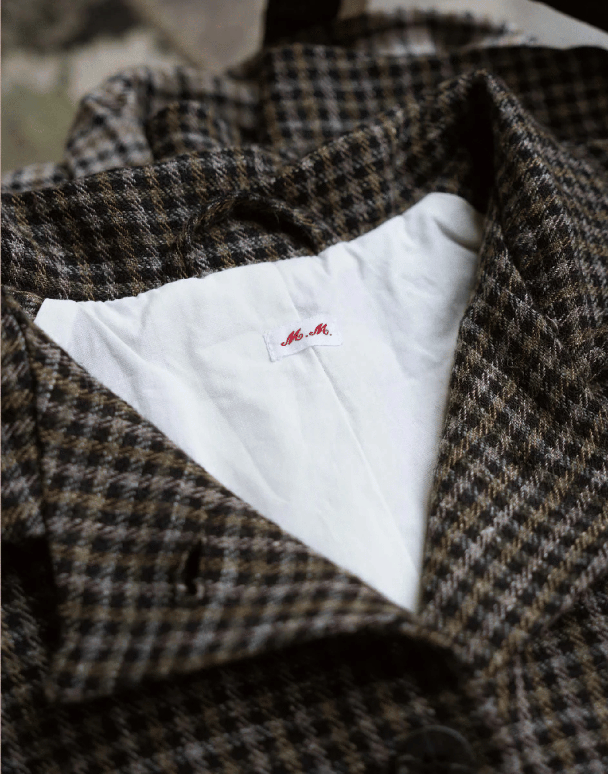Dark Shepherd’s Plaid Wool Dominique Blazer