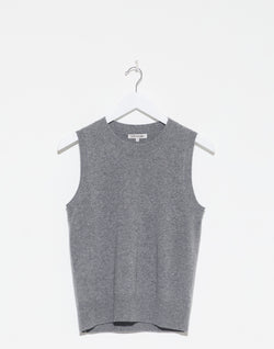 Mid Grey Cashmere Tank Top