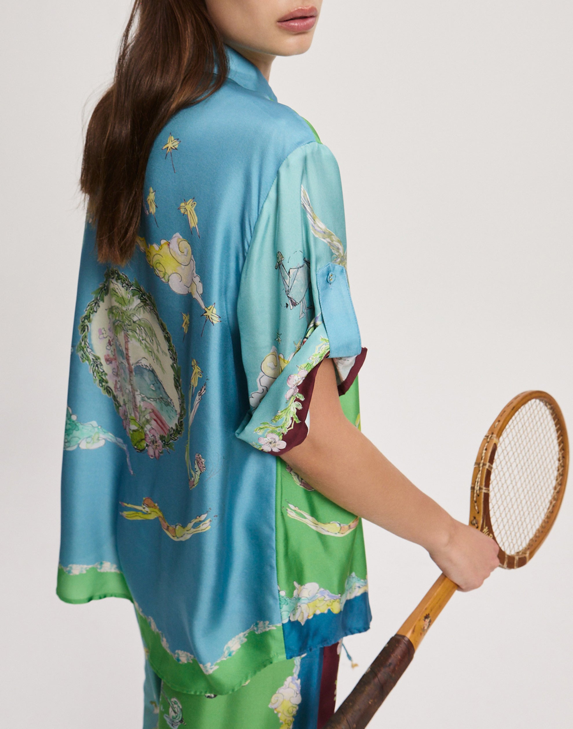 Silk Twill Daria Shirt