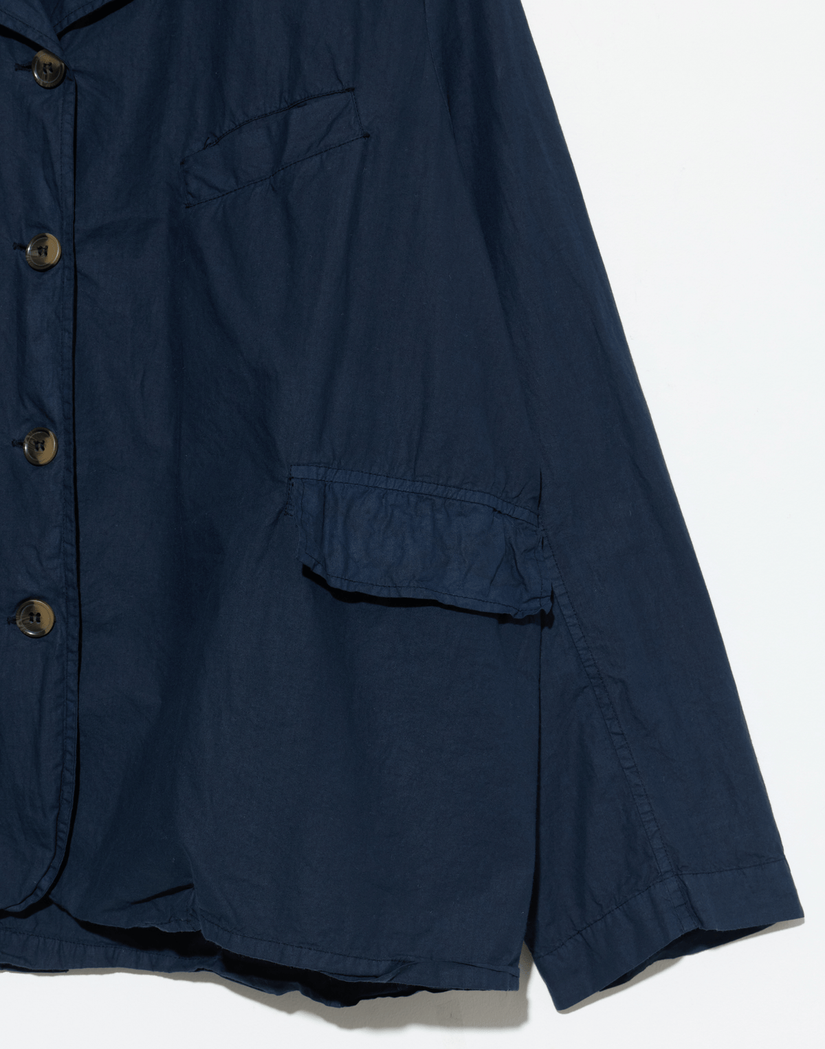 Navy Cotton Dominique Blazer