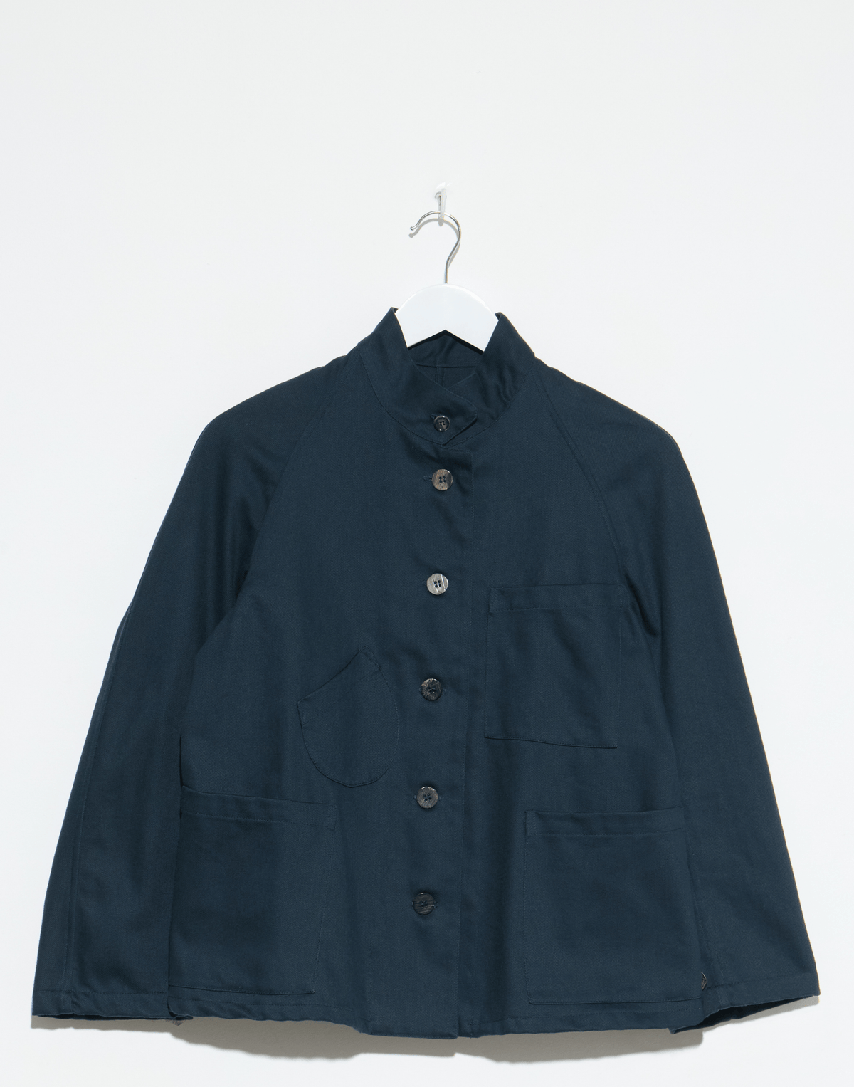 Navy Cotton Twill Train Drivers Jacket