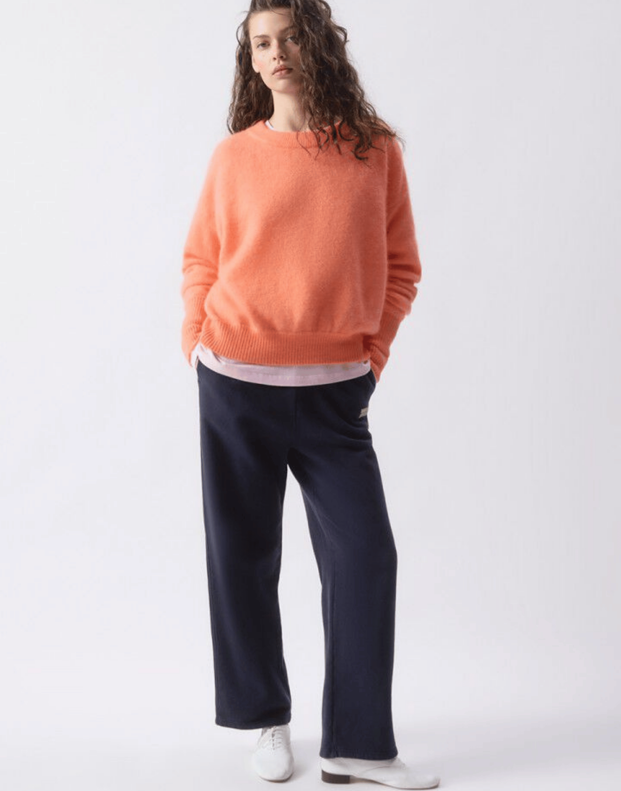 Vintage Navy Cotton Plizzy Track Pants