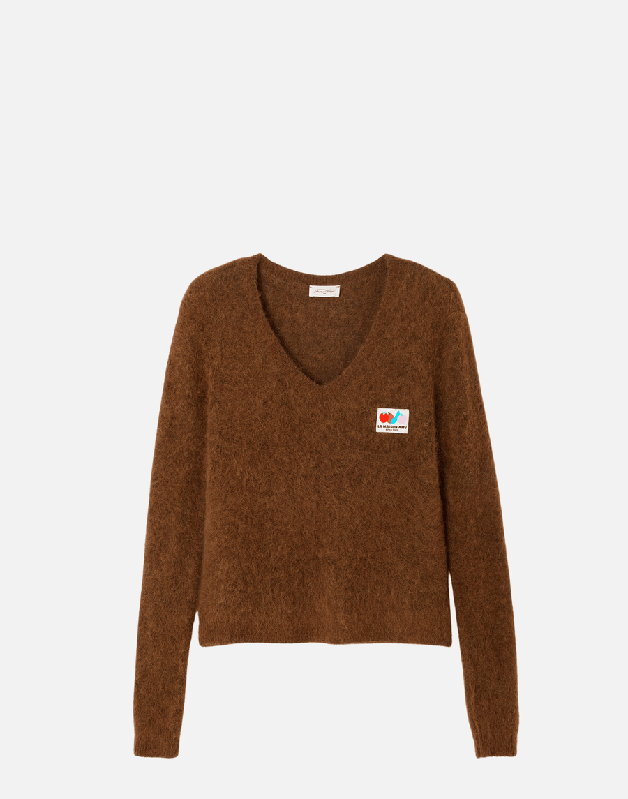 Chestnut Alpaca Blend Nenybay Pullover
