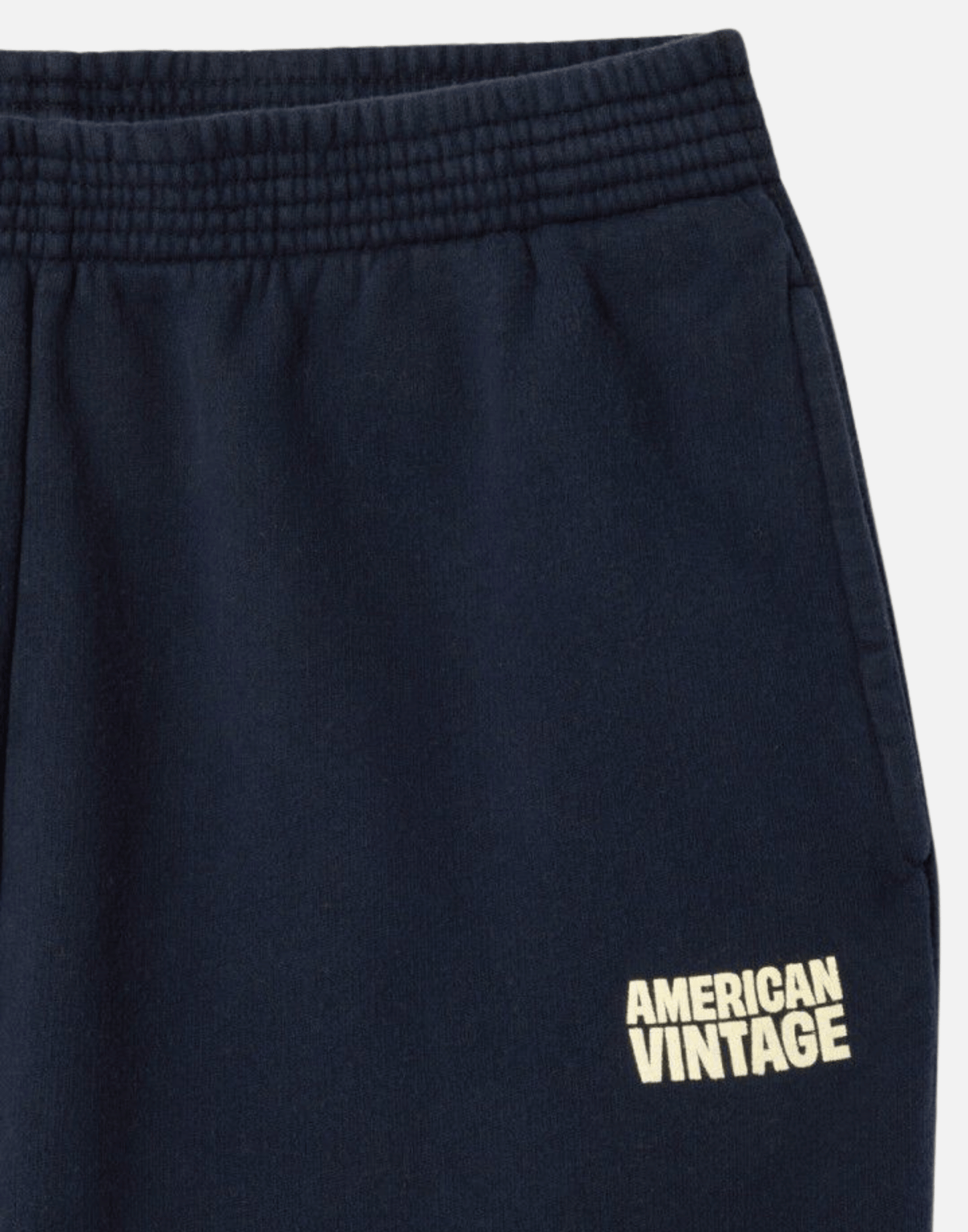 Vintage Navy Cotton Plizzy Track Pants