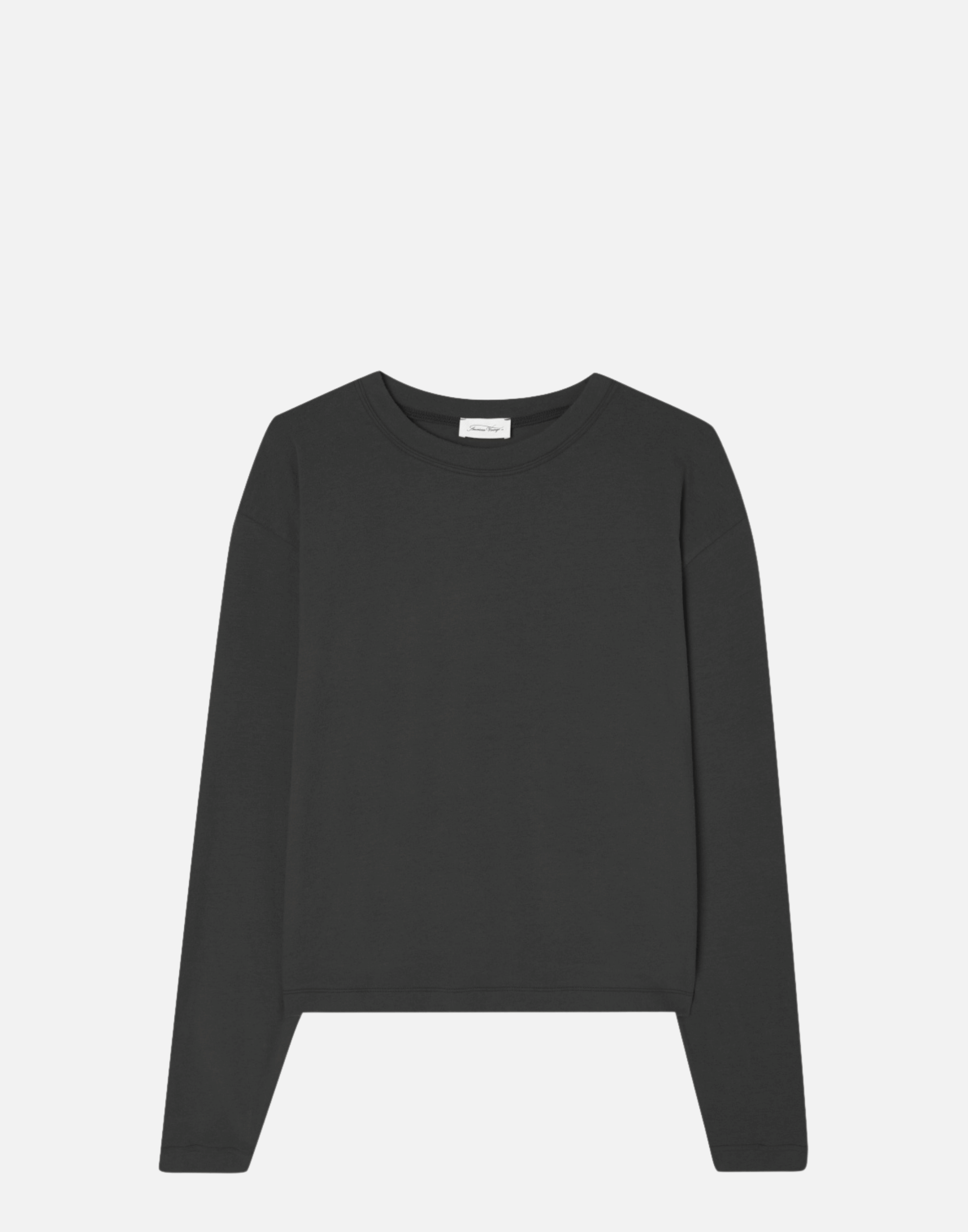 Carbon Cotton Blend Ypawood Long Sleeve T-Shirt