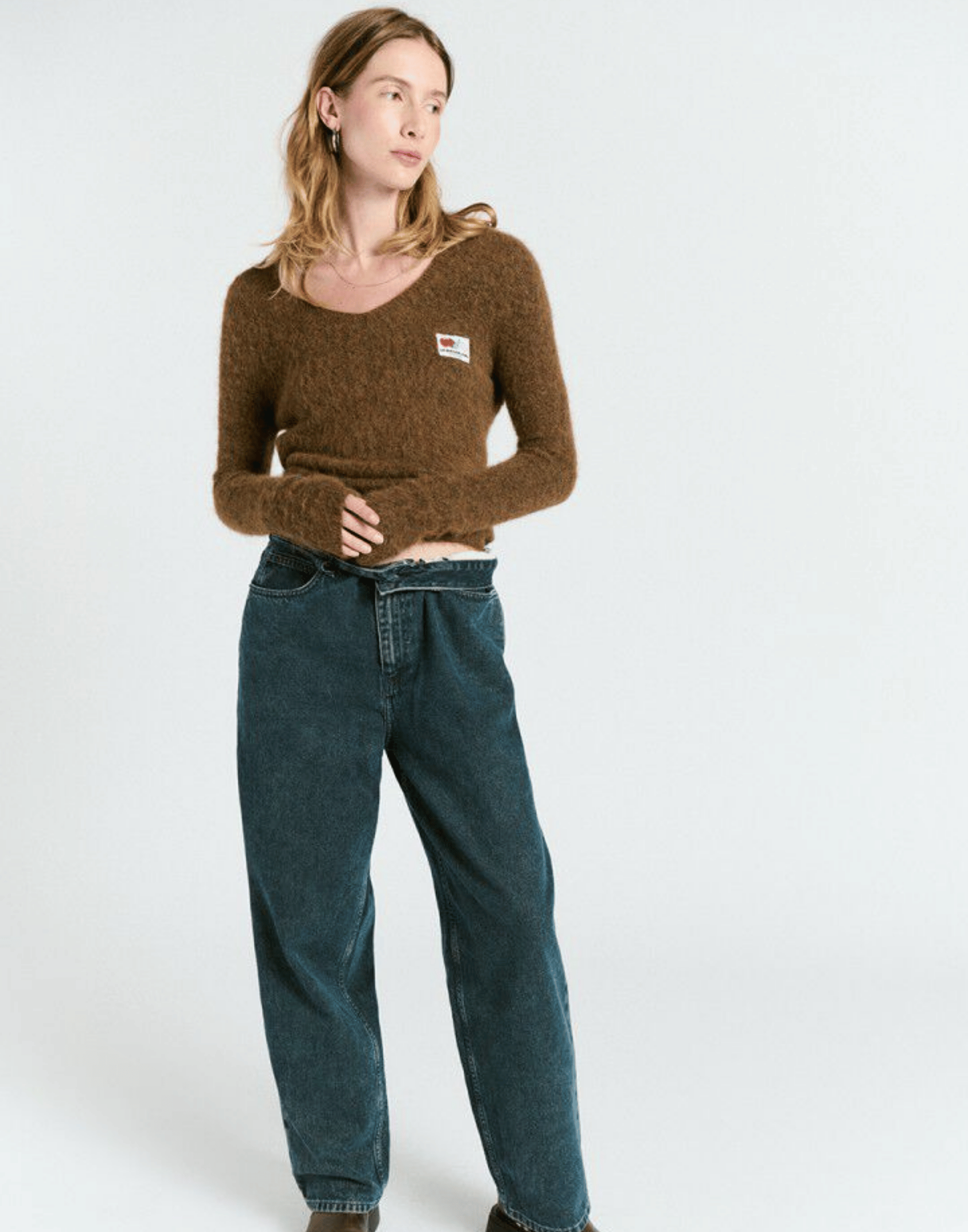 Chestnut Alpaca Blend Nenybay Pullover