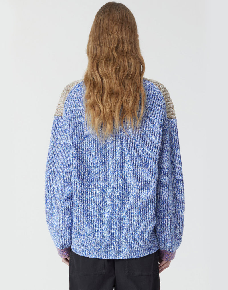 Multicoloured Cotton Chunky Cardigan