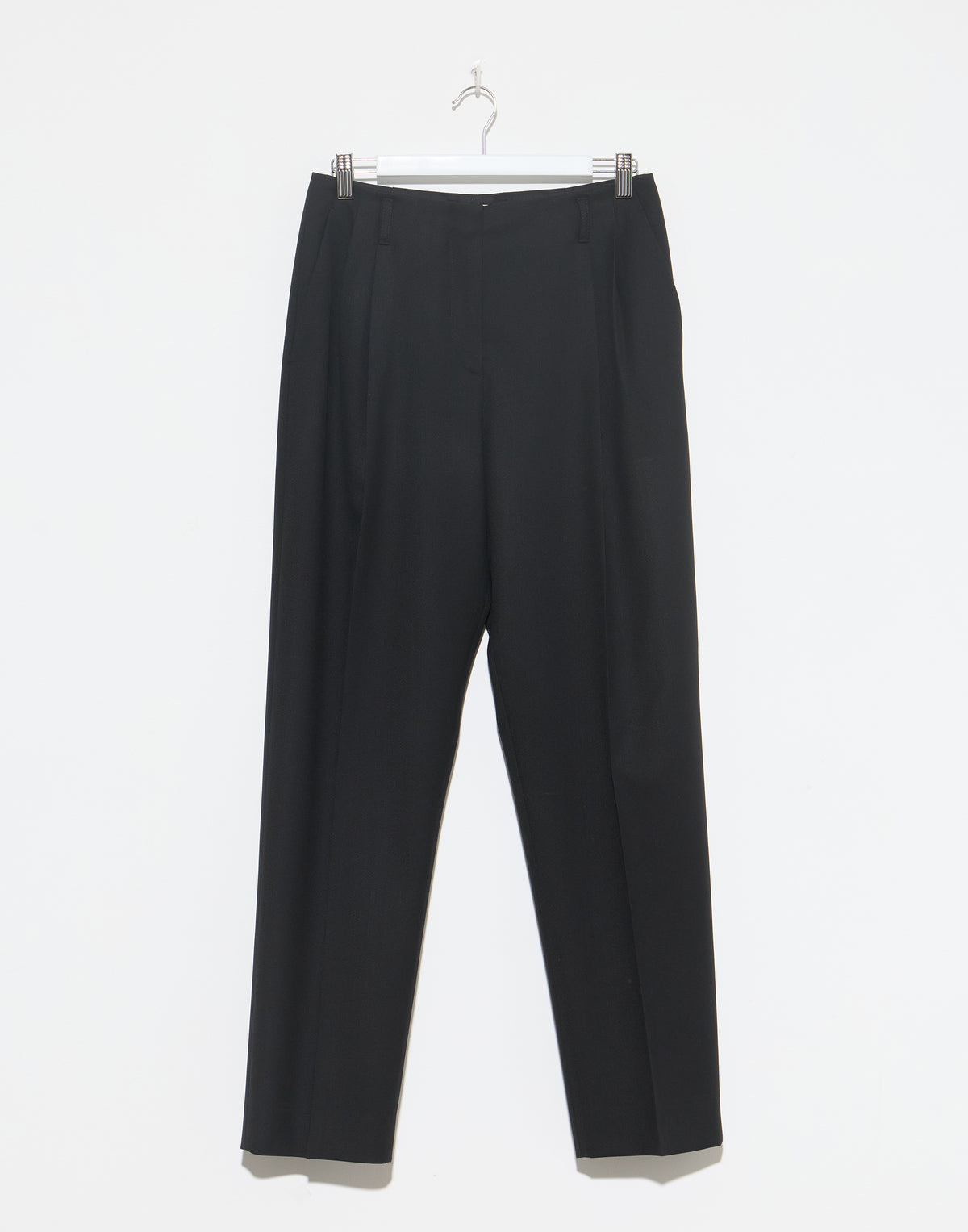 Black Cotton Blend Pachini Trousers