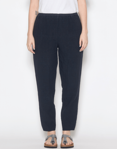 Danish Blue Linen Yilin Simple Pants