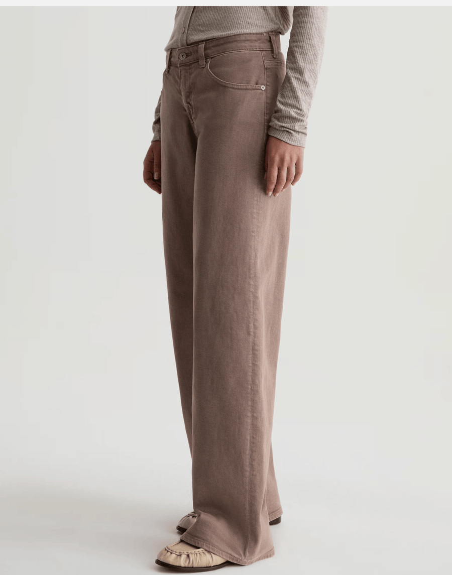 Sulfur Taupe Grey Low-Rise Adria Jeans