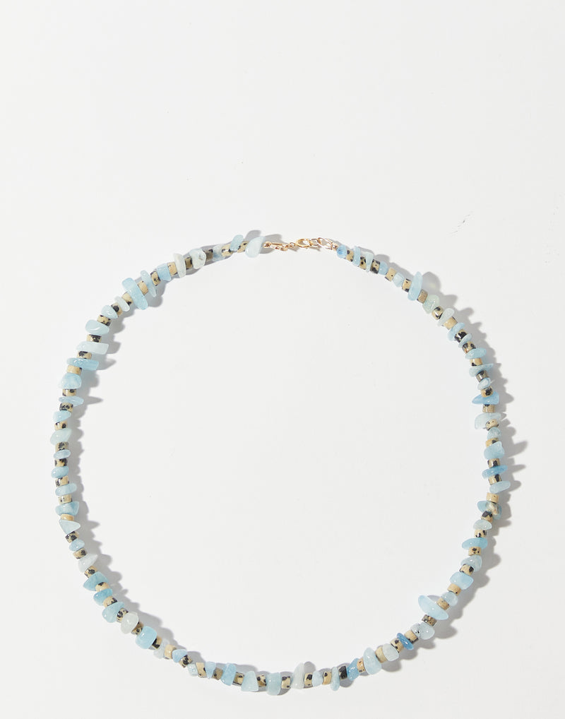 Aquamarine & Jasper Dakota Necklace