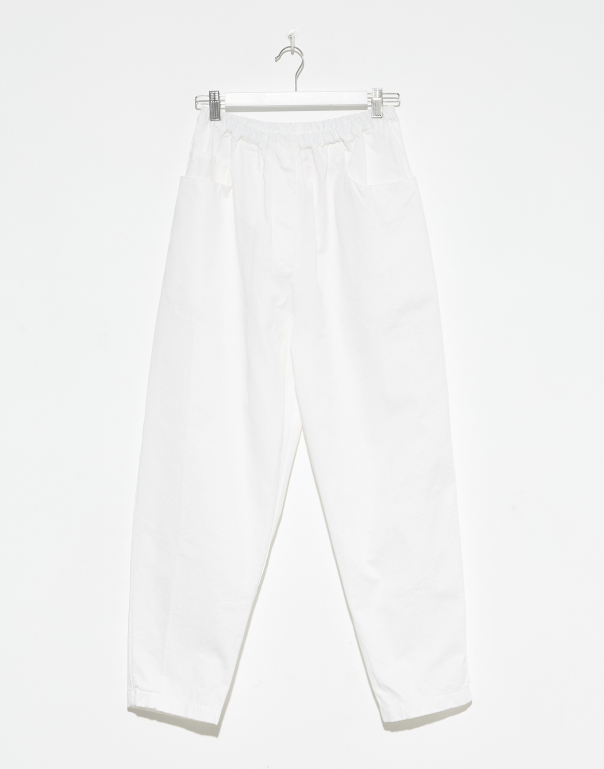 Optic White Cotton Ya Chino Pants