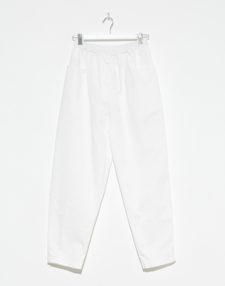 Optic White Cotton Ya Chino Pants