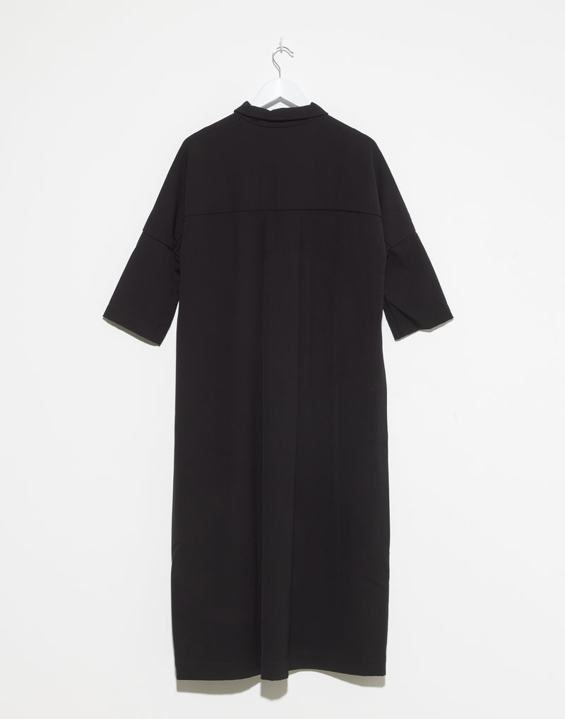 Black Wool Gabardine Nery 2 Dress