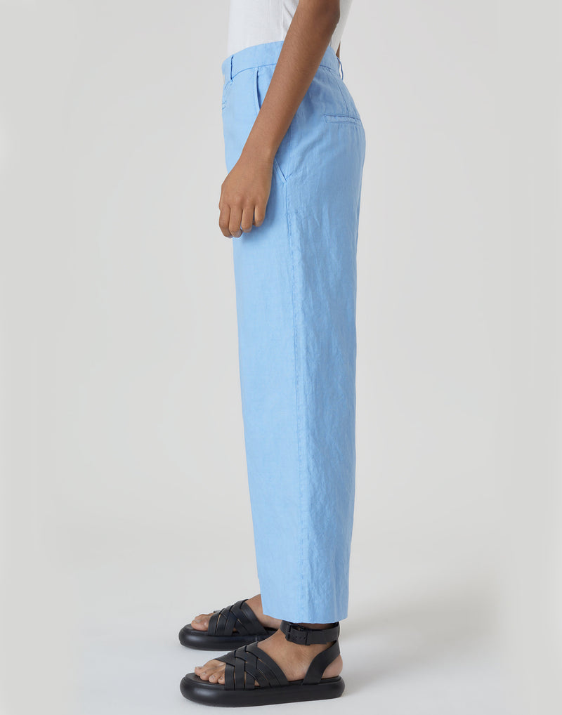 Sky Linen & Cotton Barton Pants