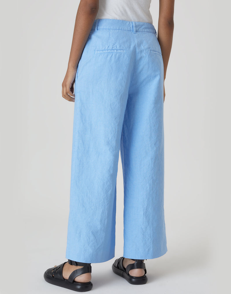 Sky Linen & Cotton Barton Pants