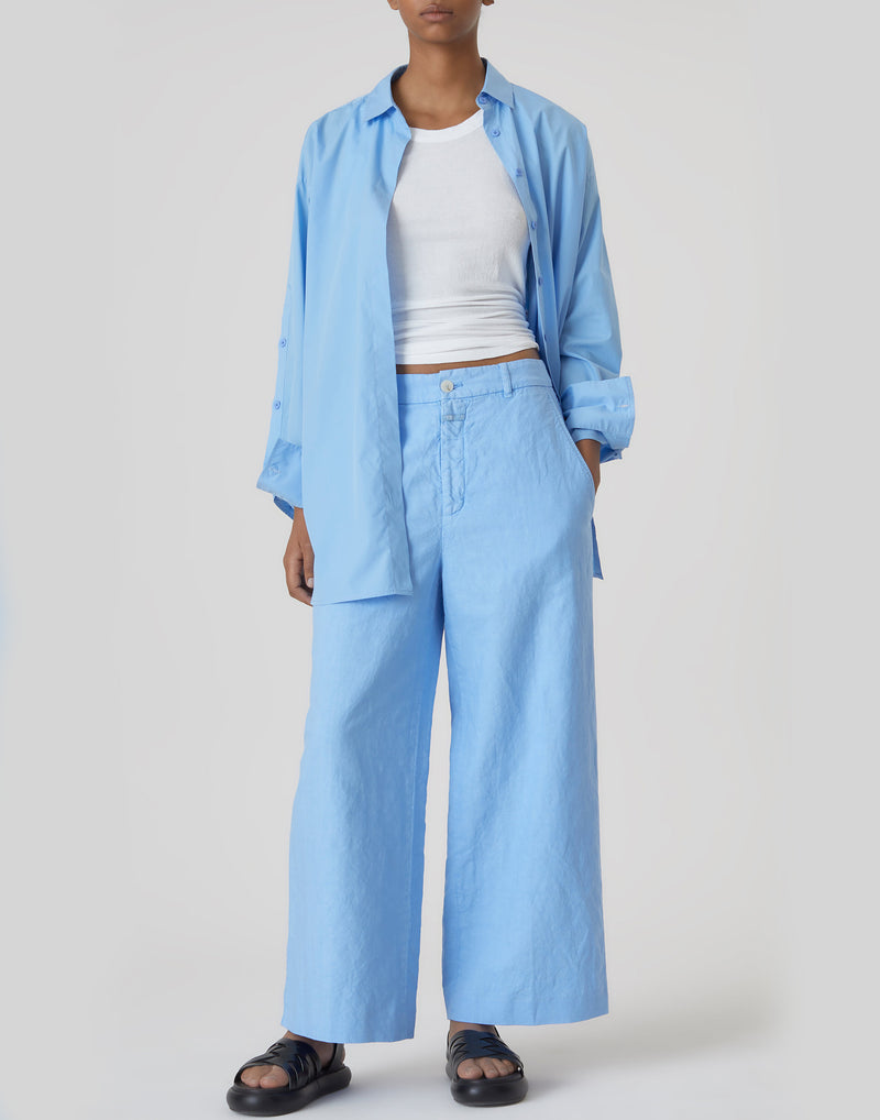 Sky Linen & Cotton Barton Pants