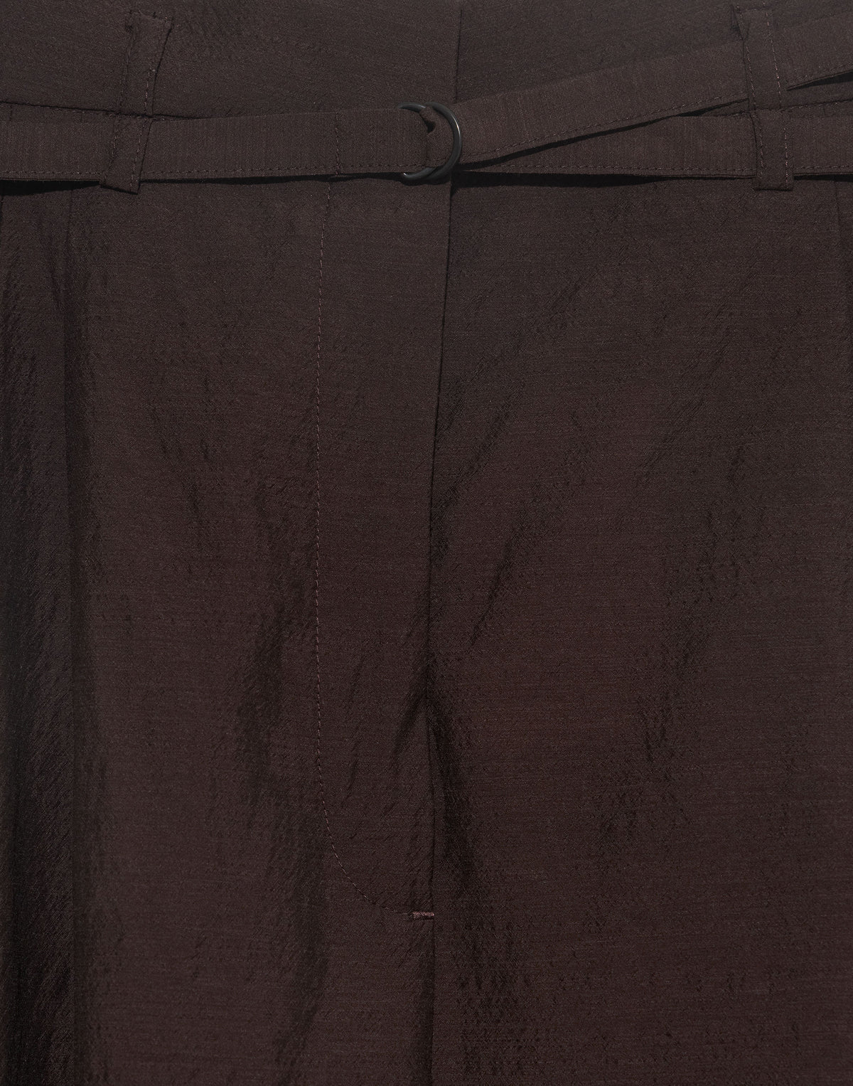 Cherry Wood Wool Blend Pina Pleated Trousers