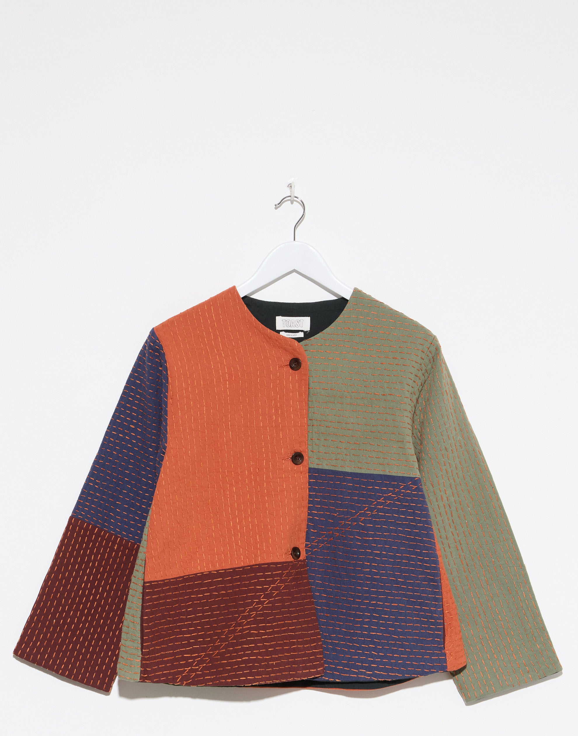 Quilted Patchwork Cotton Jacket