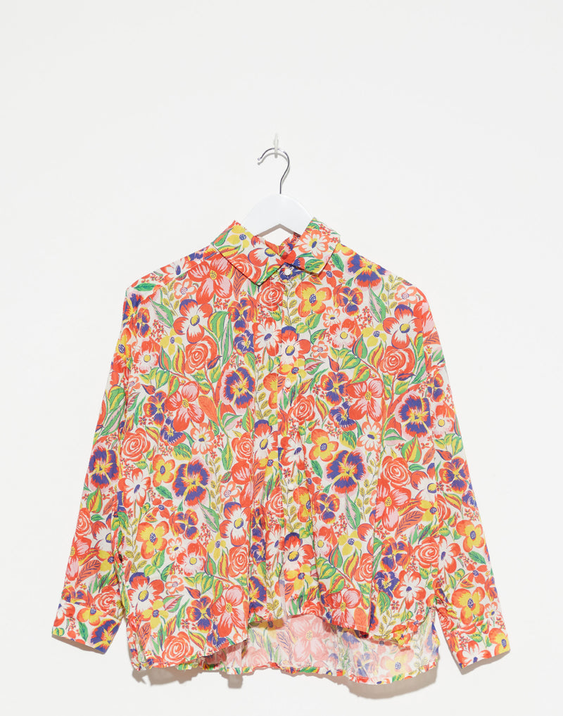 Khaki Cotton Kora Lavato Top