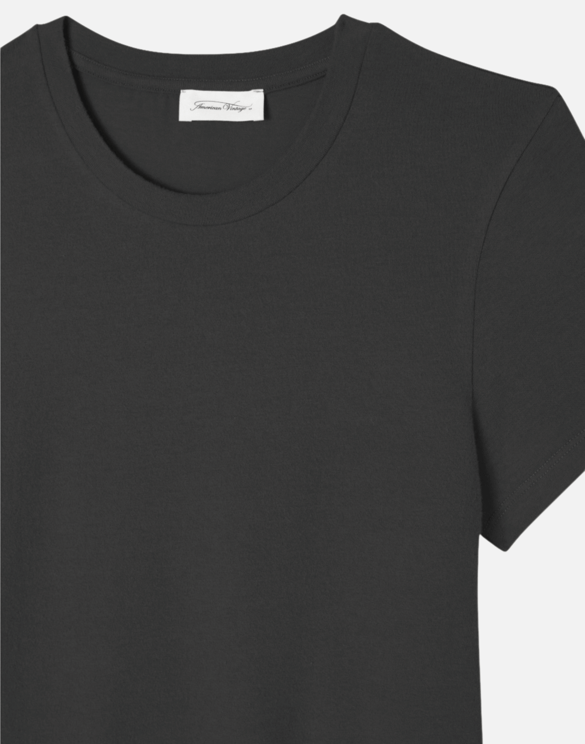Carbon Melange Cotton Blend Ypawood T-Shirt