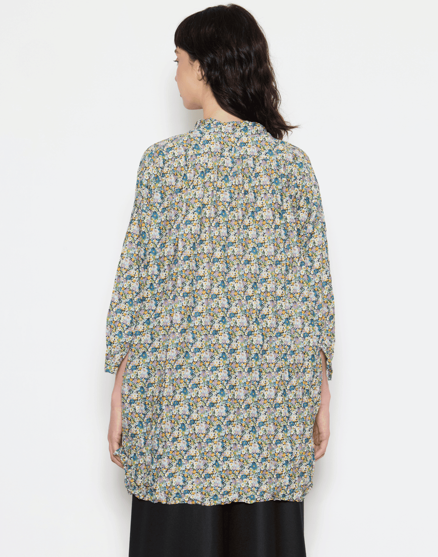 Daisy Floral Liberty Print Cotton Kora Lavato Top