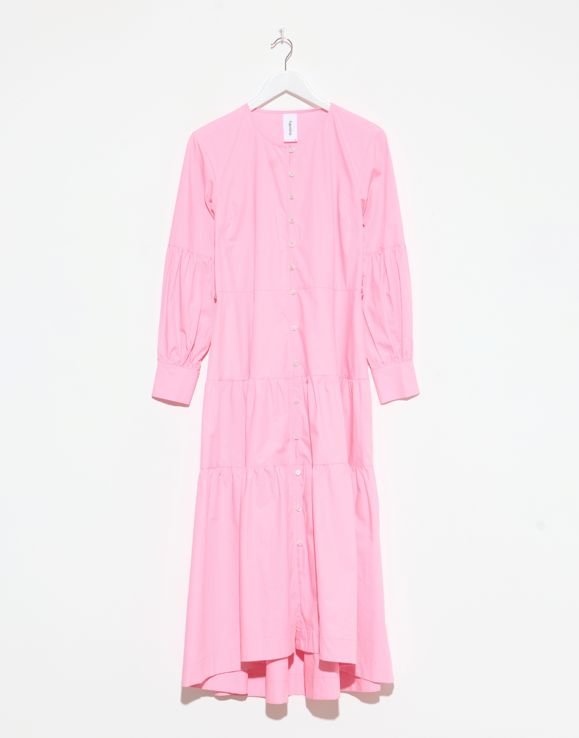 Taffy Pink Cotton & Tencel Nora Dress