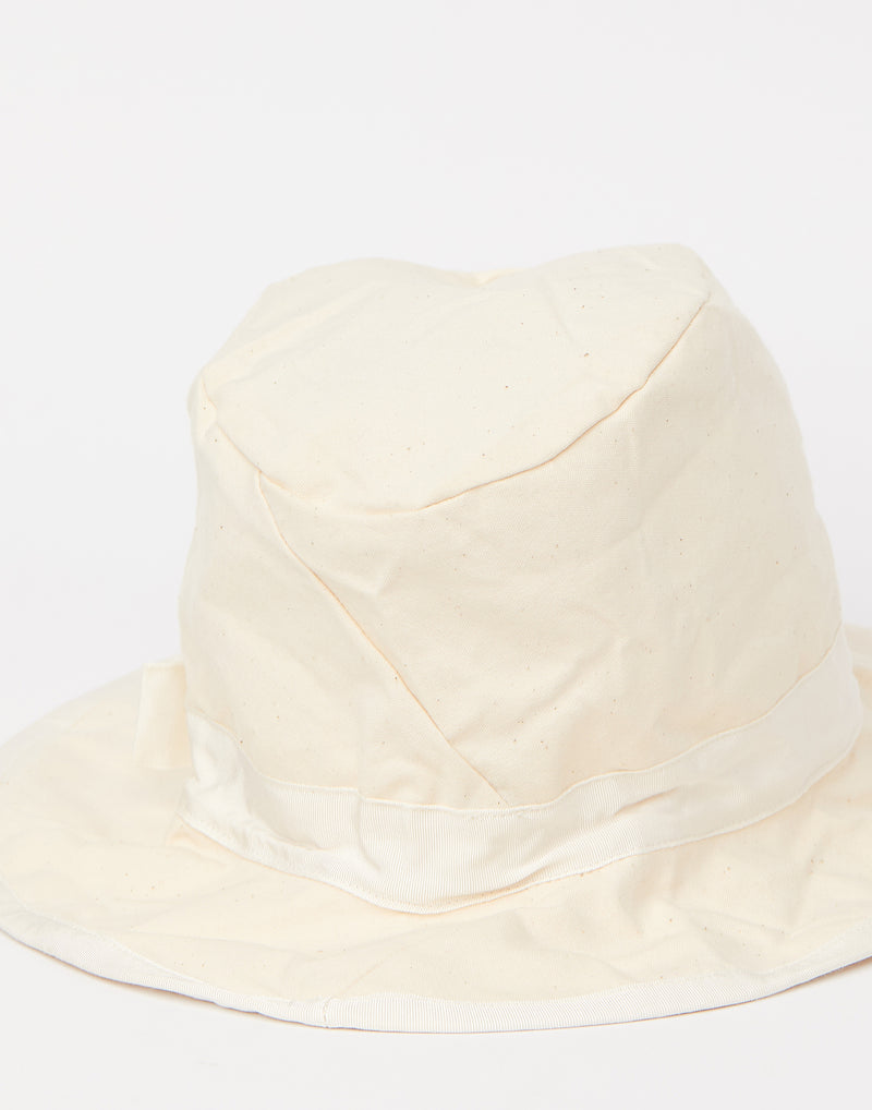 Ecru & White Cotton Chicago RB Hat
