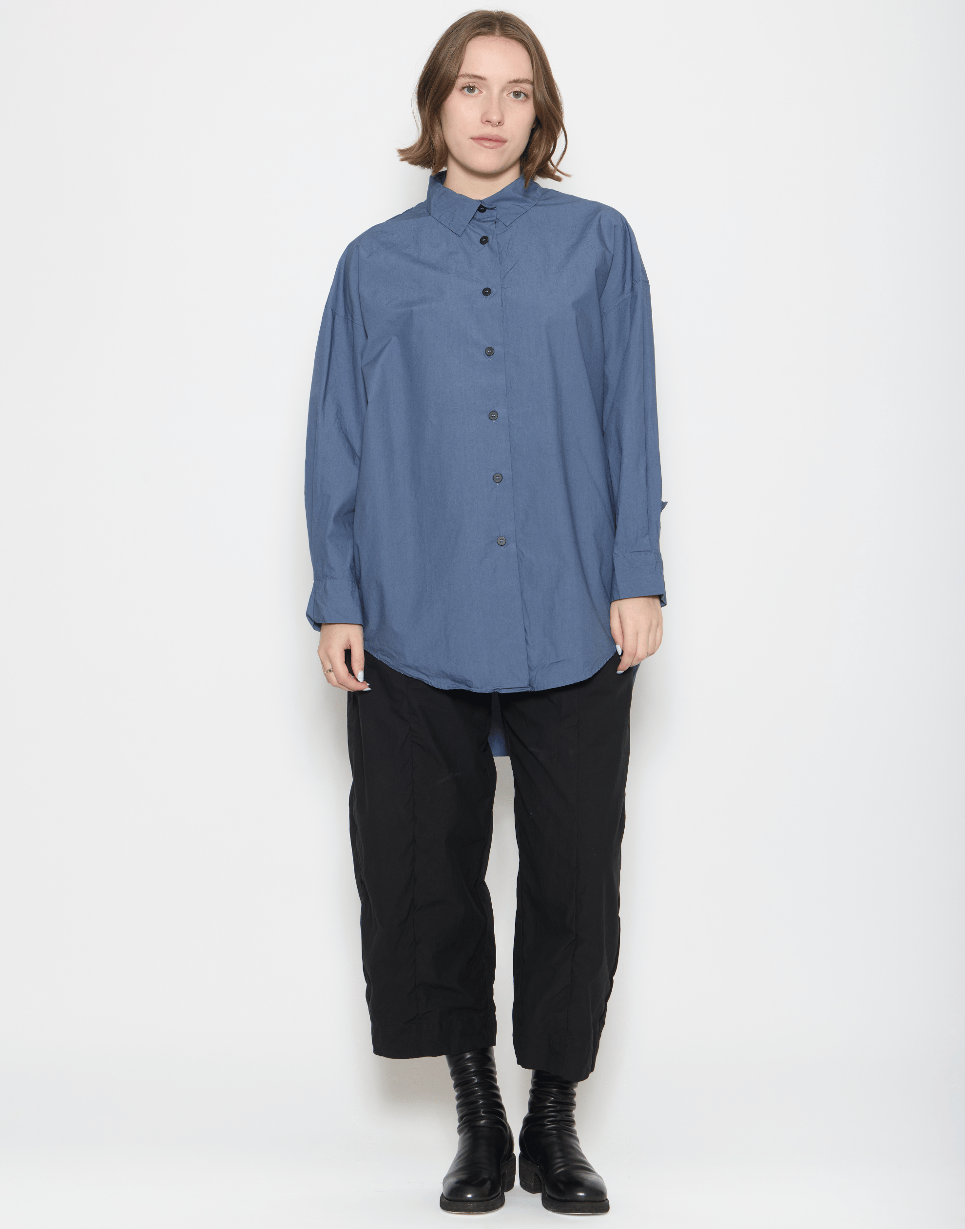 Blue Cotton June Shirt