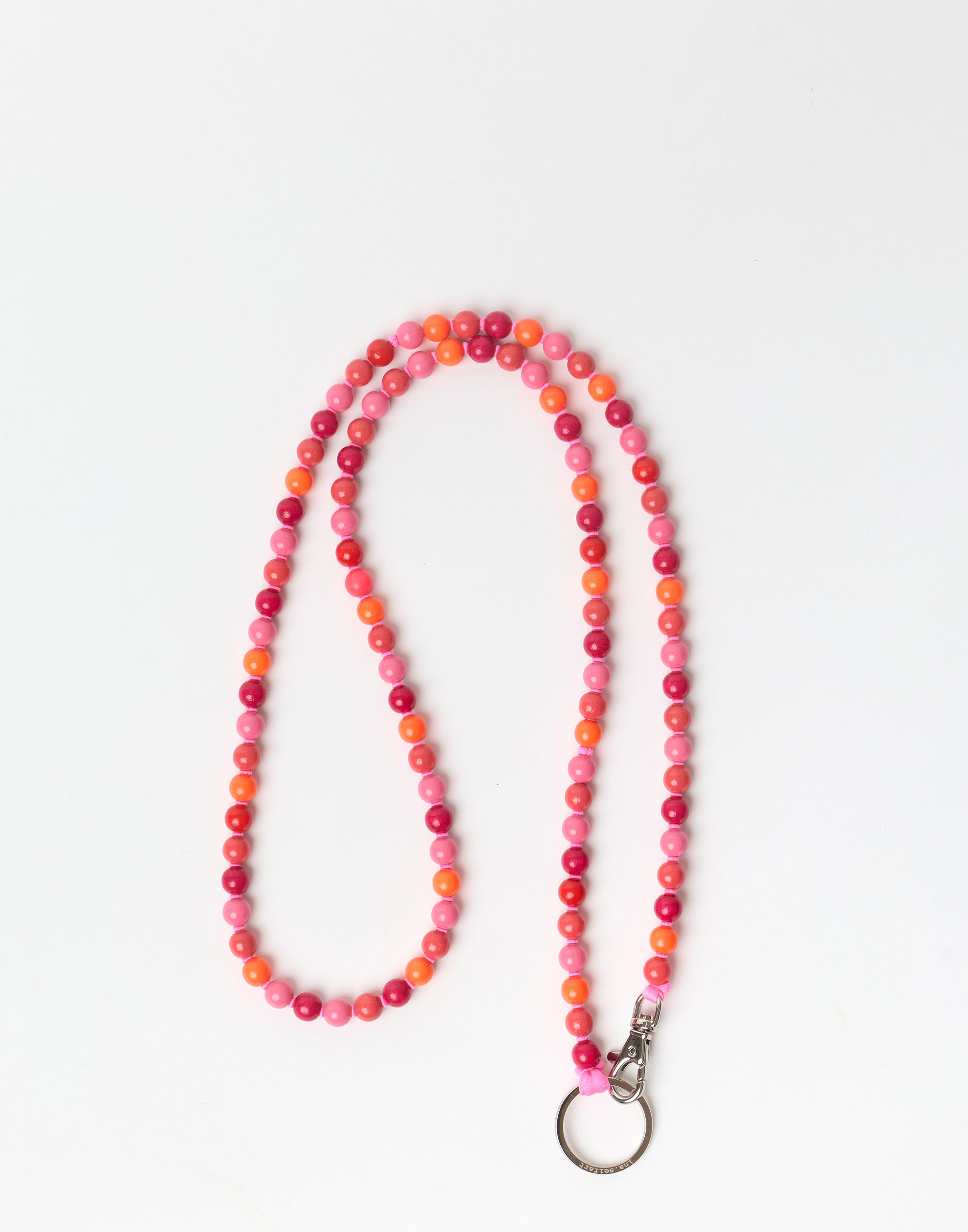 Pink Mix Phone Necklace