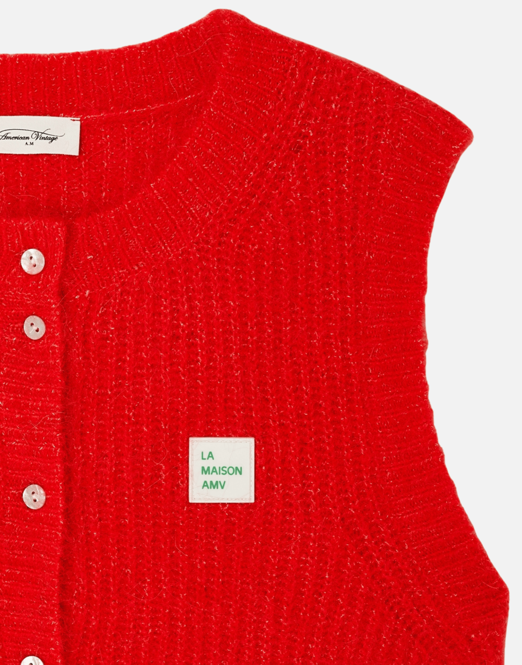 Pepper Melange Wool Blend East Vest