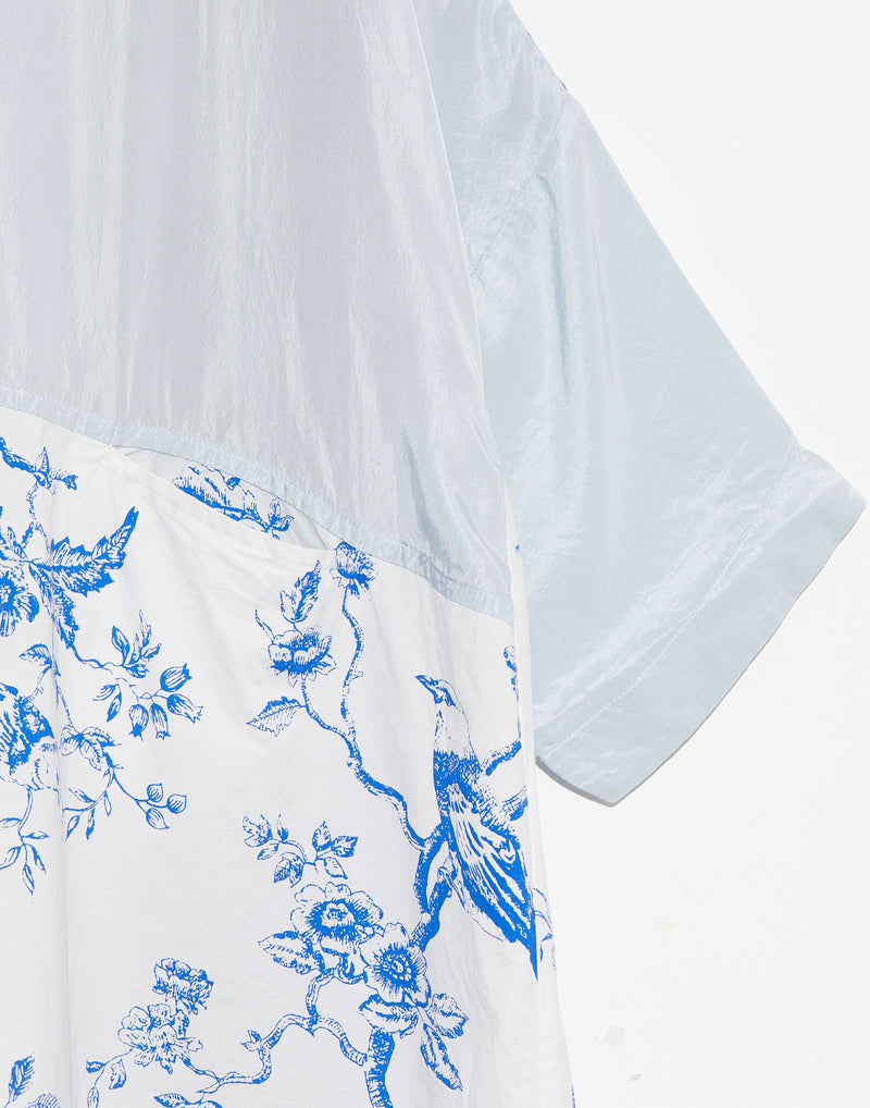 Multi Materials Patchwork Dress