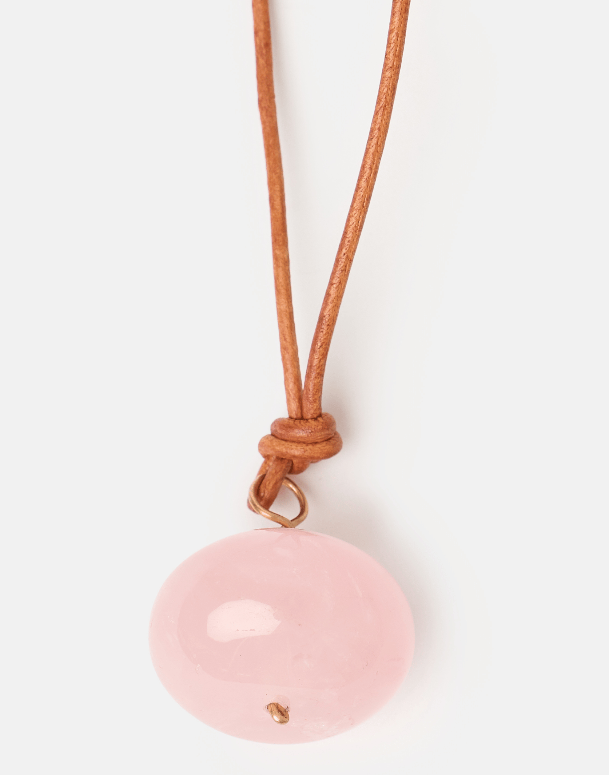 Rose Quartz Pendant Necklace