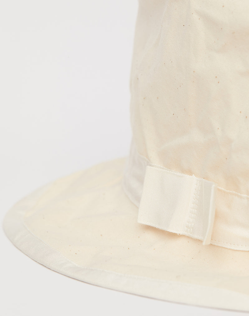 Ecru & White Cotton Chicago RB Hat