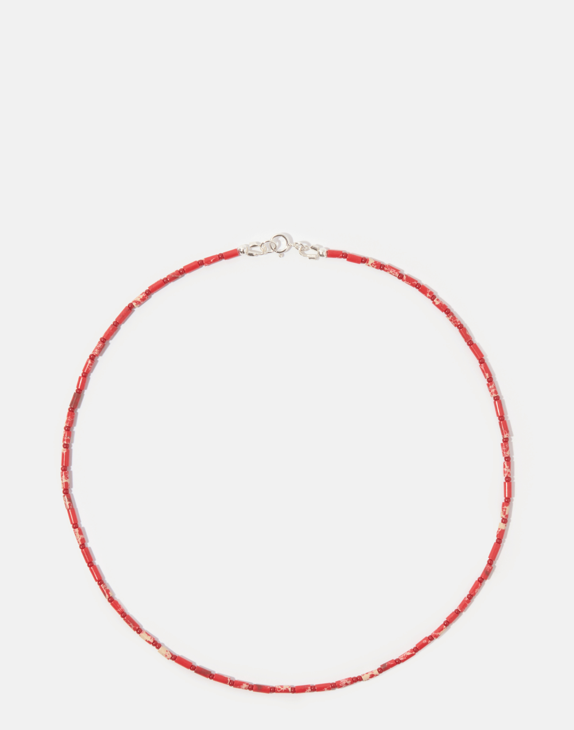Red & Silver Francis Necklace