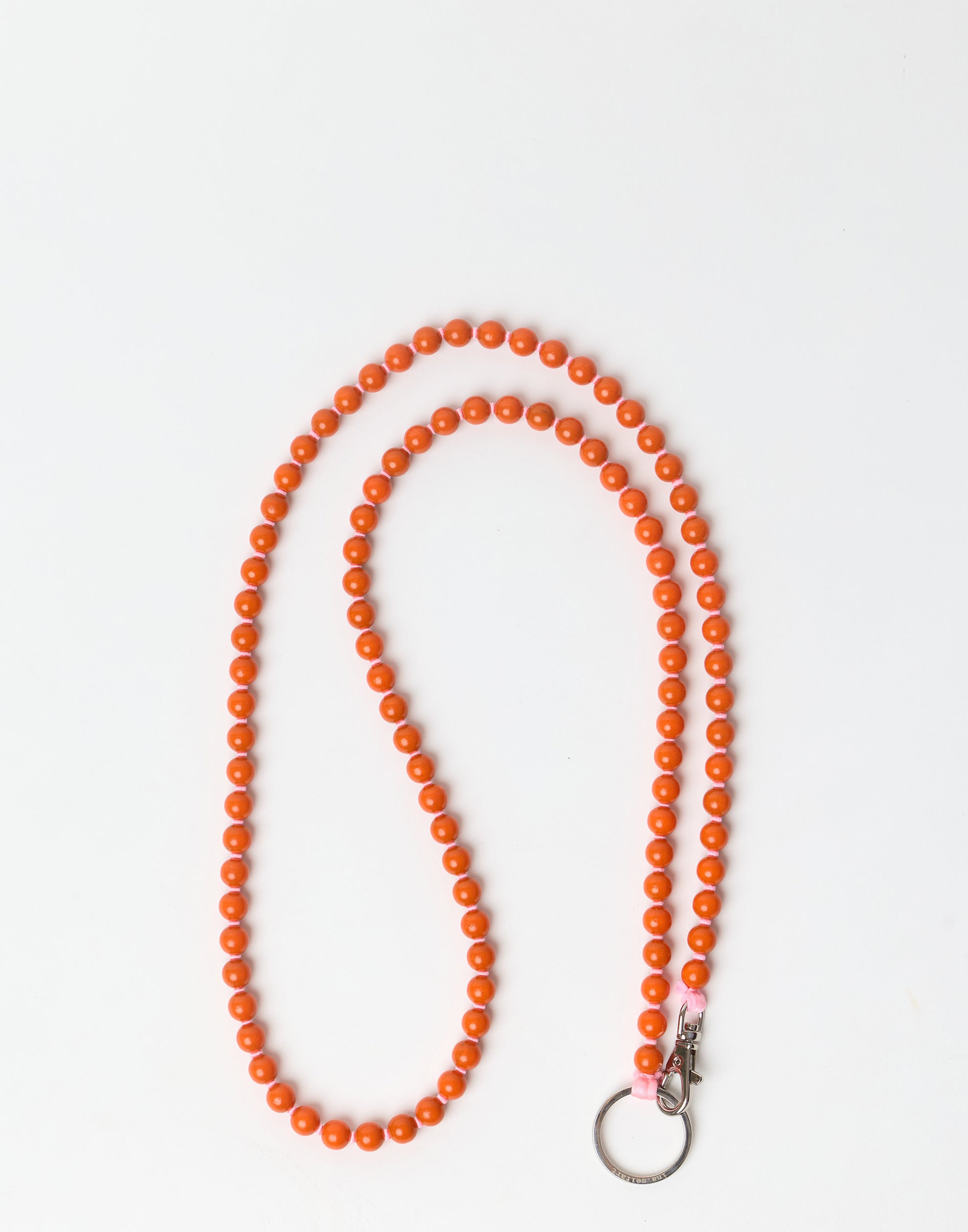 Orange & Rose Pink Phone Necklace