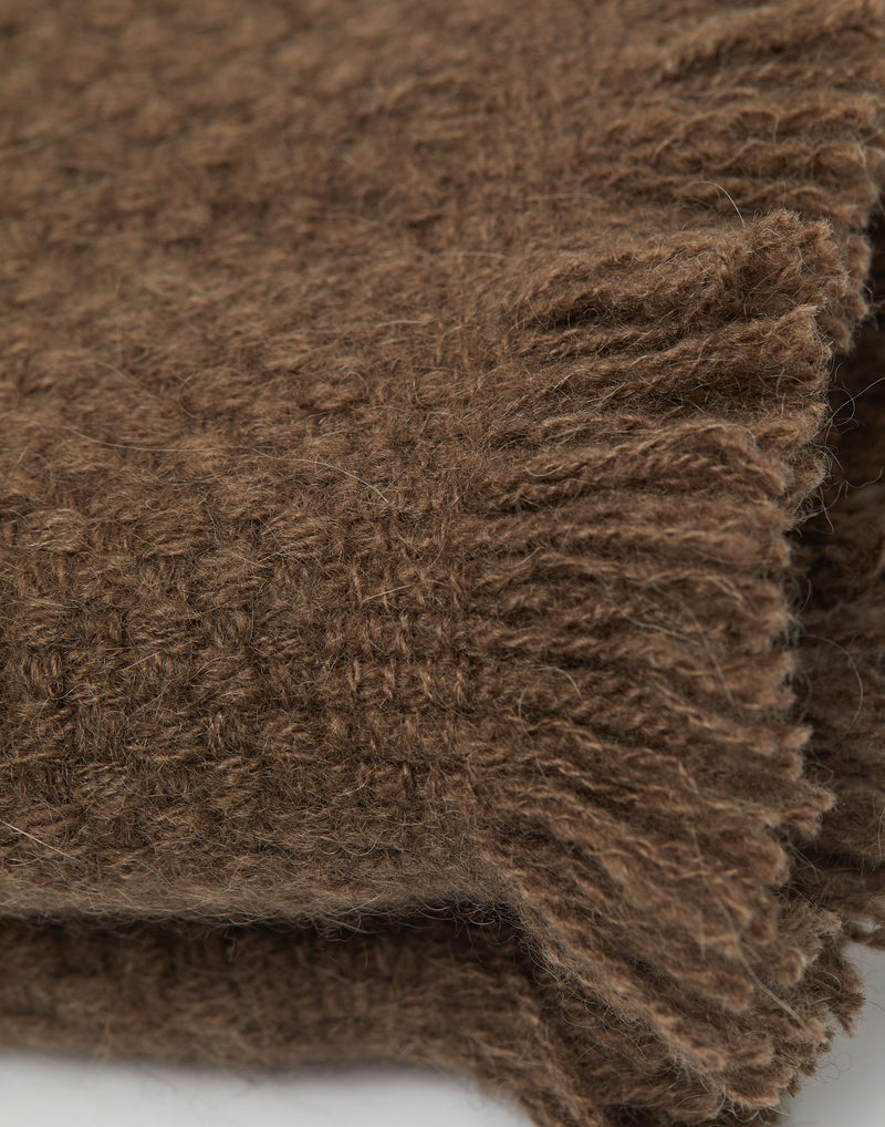 Cappuccino Sutai Solid Blanket