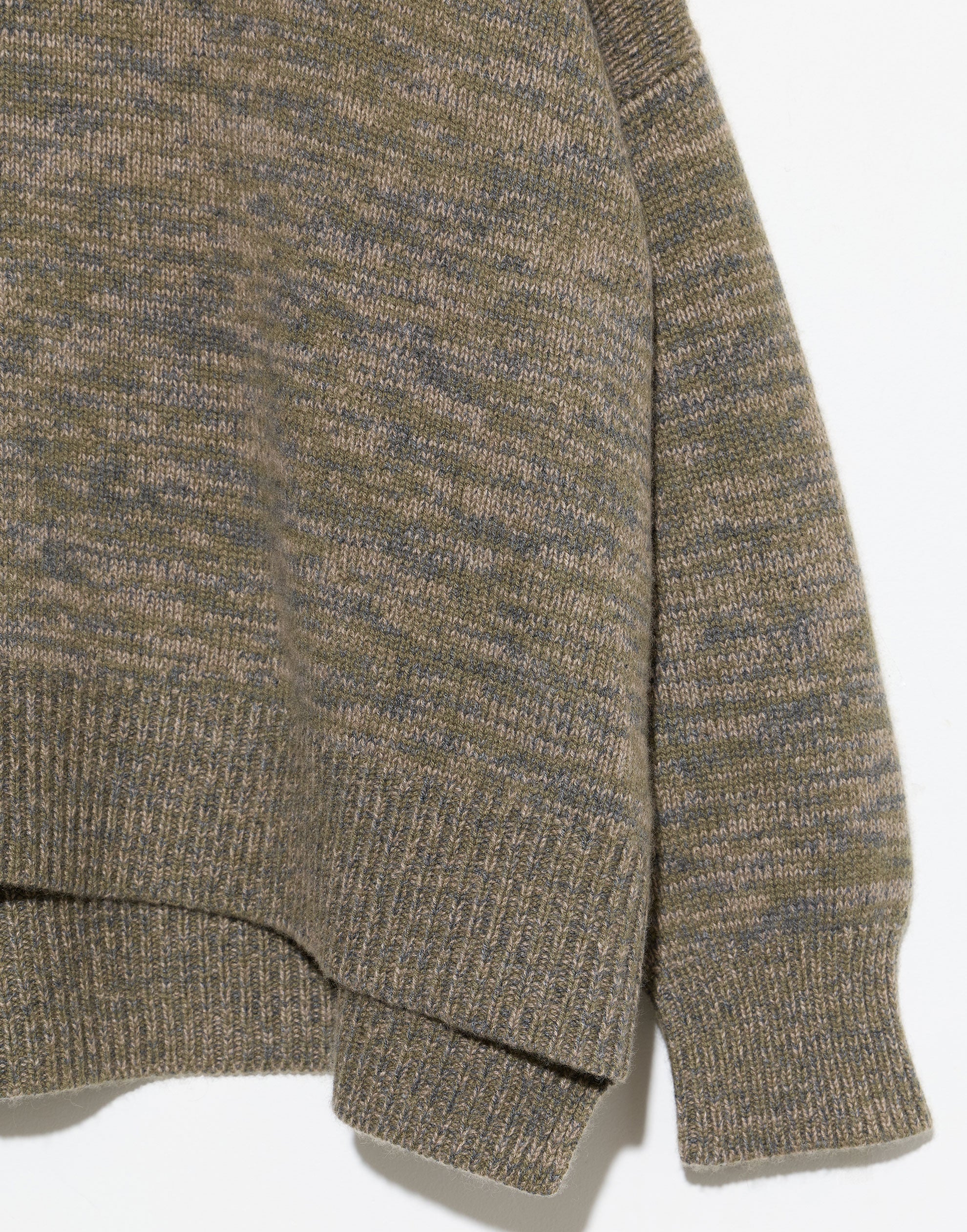 Moss Taupe Cashmere Aila Chunky Pullover