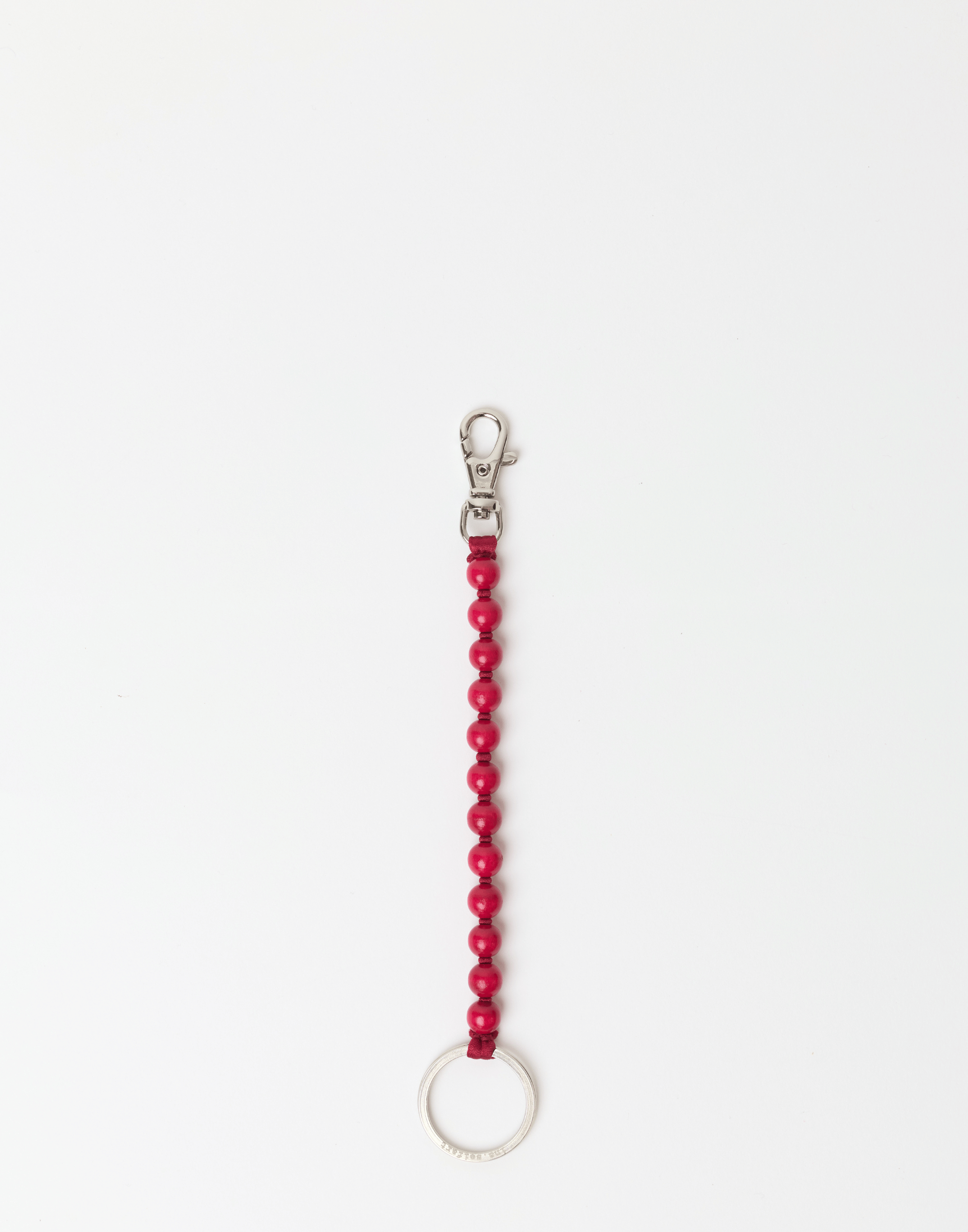 Bordeaux Perlen Short Key Chain