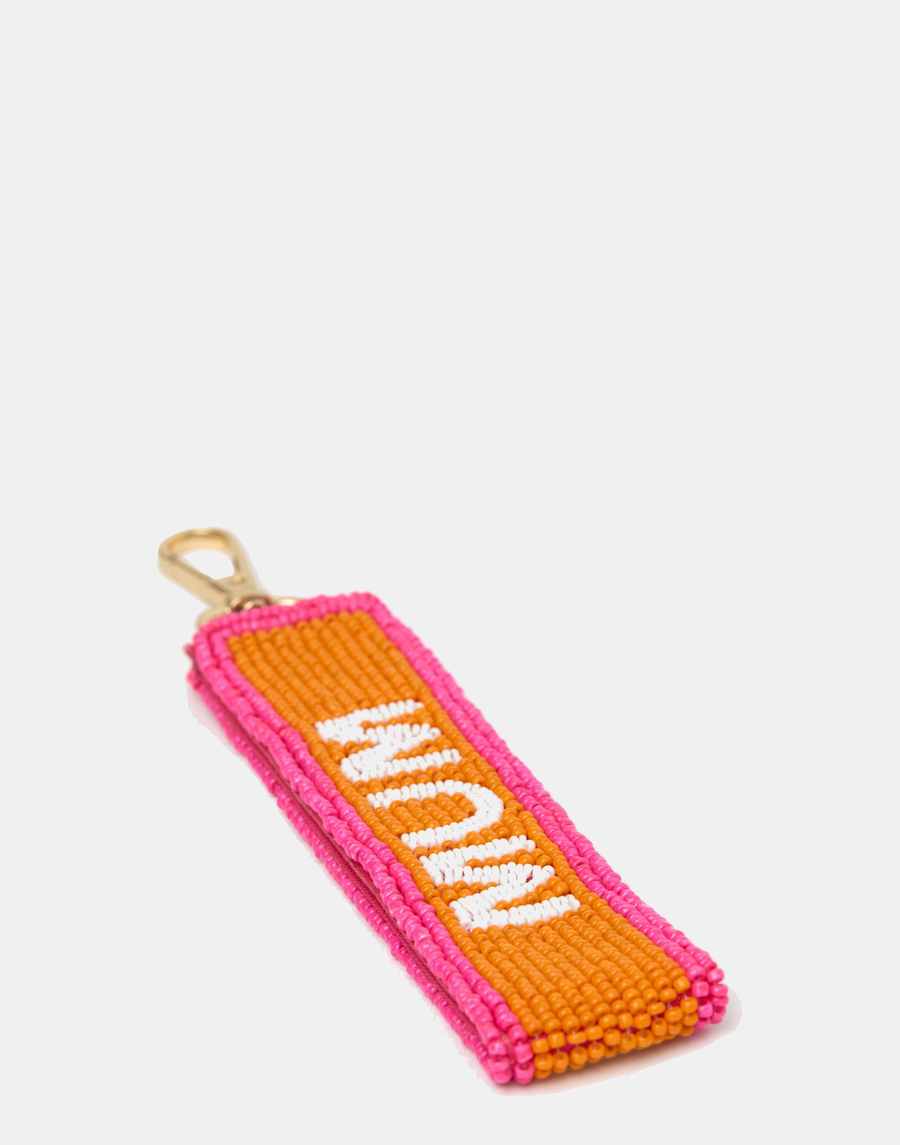 Queen Mum Beaded Key Ring