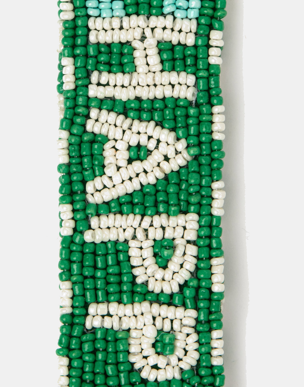 Happy Beaded Key Ring