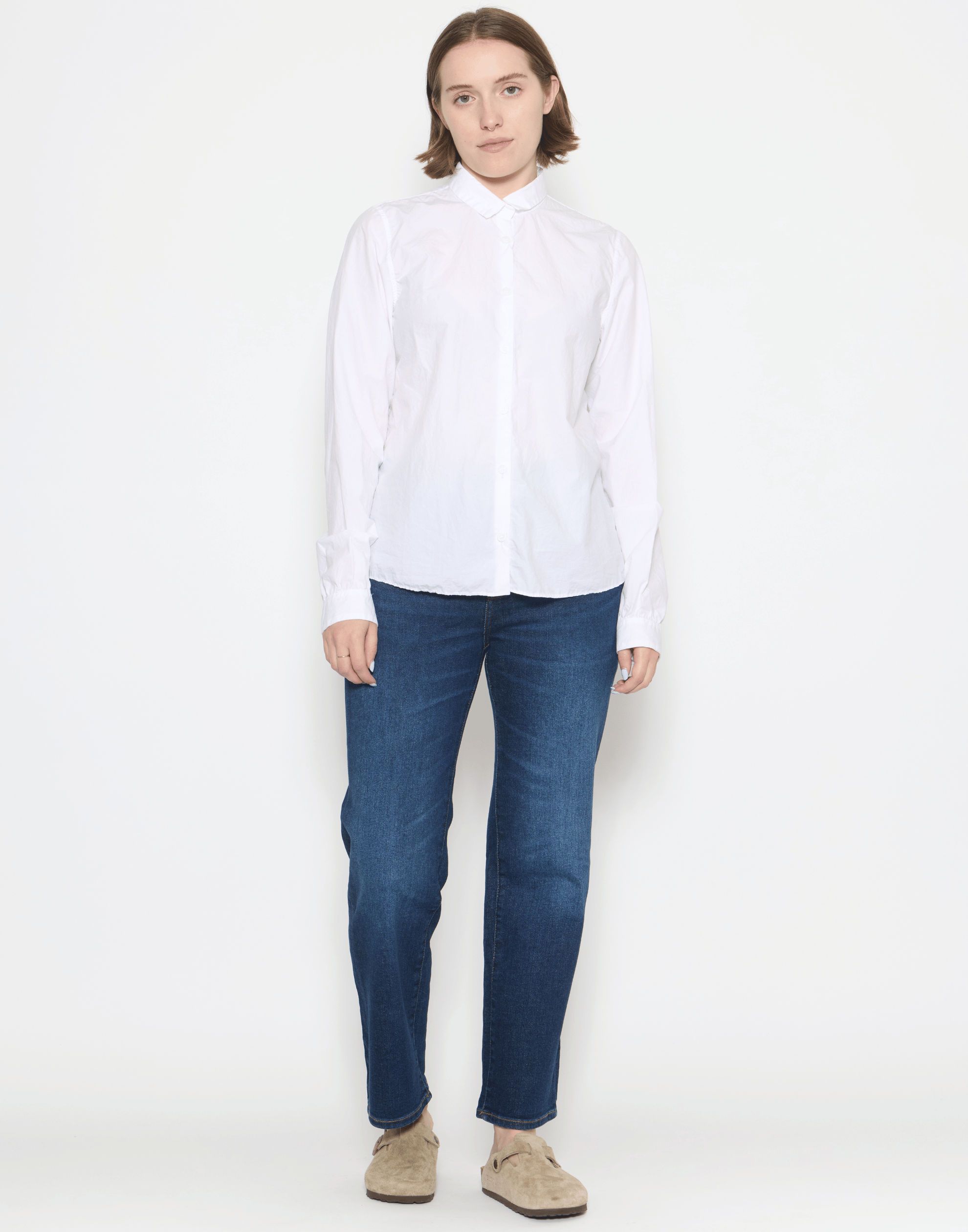White Cotton Tyrol Shirt