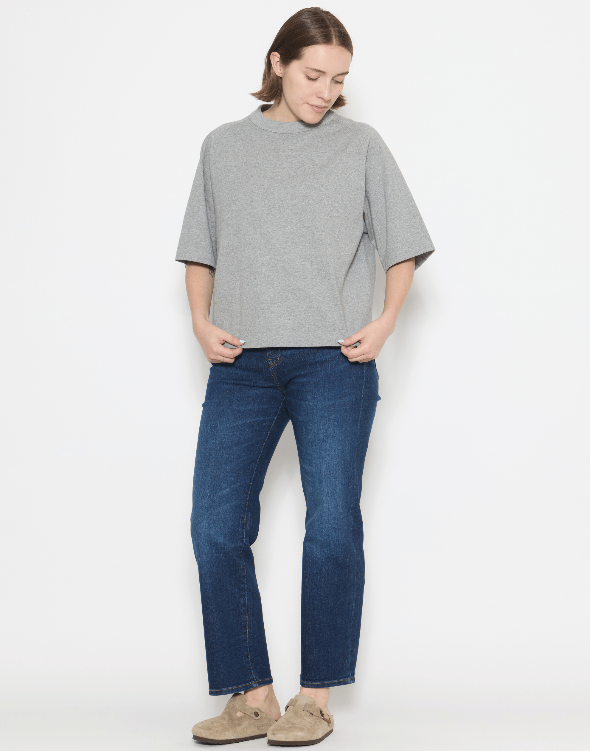 Hambledon Grey Mahuna SS T-Shirt